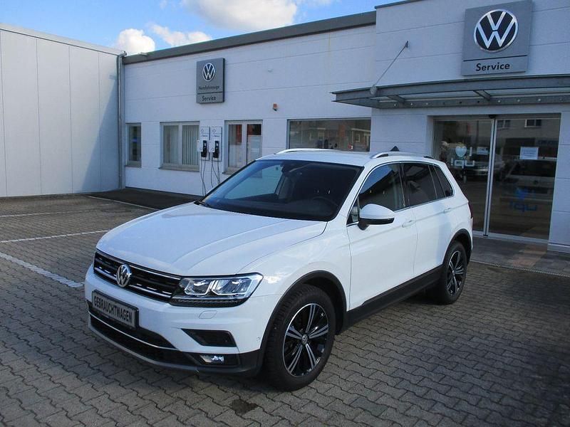 Weiß Gebraucht 2019 VW Tiguan Highline SUV | 26.490 € (Guter Preis) - Bild 1/4