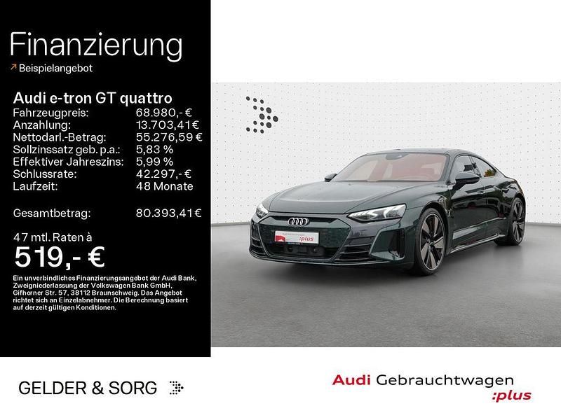 Individuallackierungen audi ex Gebraucht 2023 Audi e-tron GT quattro Ambiente Limousine | 68.980 € (Fairer Preis) - Bild 1/4