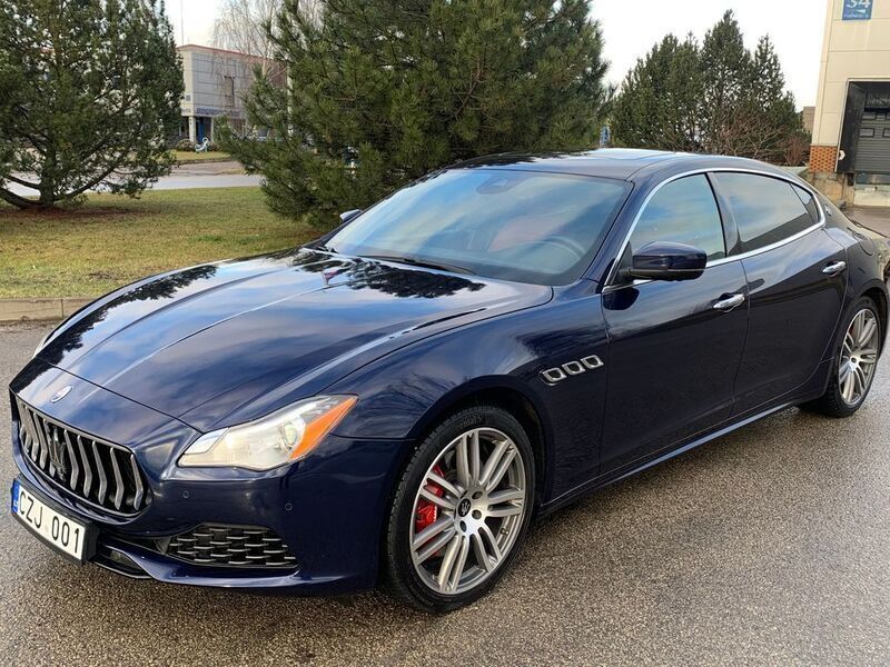 Blau Gebraucht 2018 Maserati Quattroporte GranLusso Limousine | 26.500 € - Bild 1/4