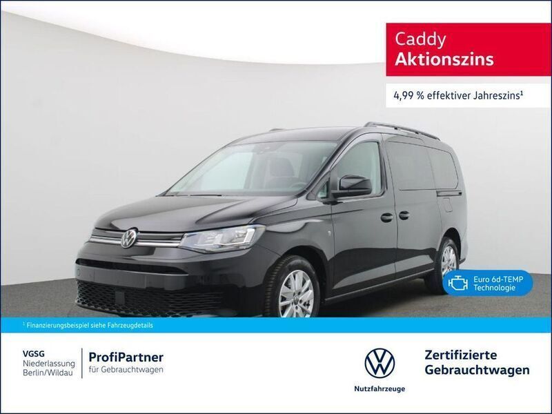 Schwarz Gebraucht 2024 VW Caddy Maxi Life Life Van / Kleinbus | 35.750 € (Superpreis) - Bild 1/4