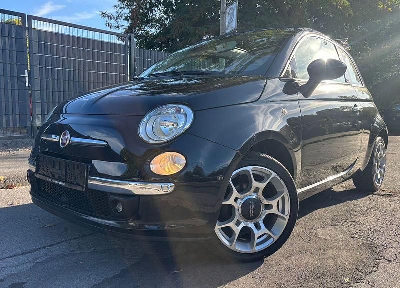 Schwarz Gebraucht 2012 Fiat 500 Lounge Cabrio | 4.890 € (Superpreis) - Bild 1/4