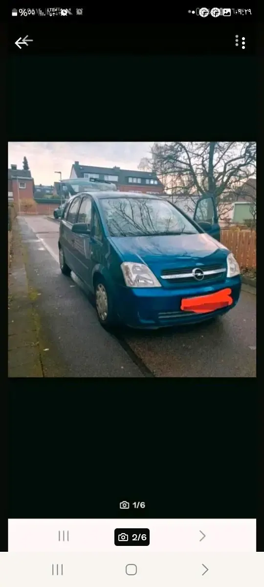 Gebraucht Opel Meriva 105 PS (77 kW) 2006 Blau Van / Kleinbus