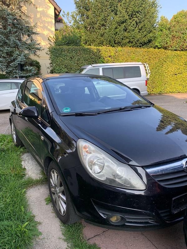 Schwarz Gebraucht 2008 Opel Corsa Kleinwagen | 899 € (Superpreis) - Bild 1/4