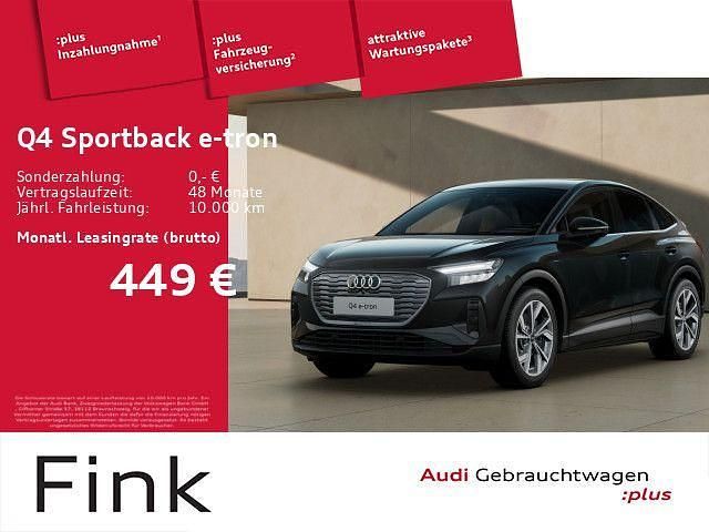 Schwarz Gebraucht 2025 Audi Q4 Sportback e-tron S-Line SUV | 46.950 € (Fairer Preis) - Bild 1/4
