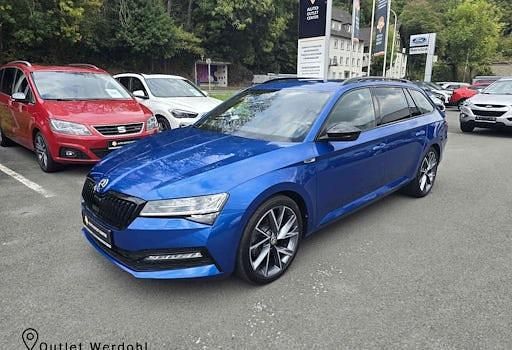 Gebraucht Skoda Superb SportLine 150 PS (110 kW) 2024 Blau Kombi