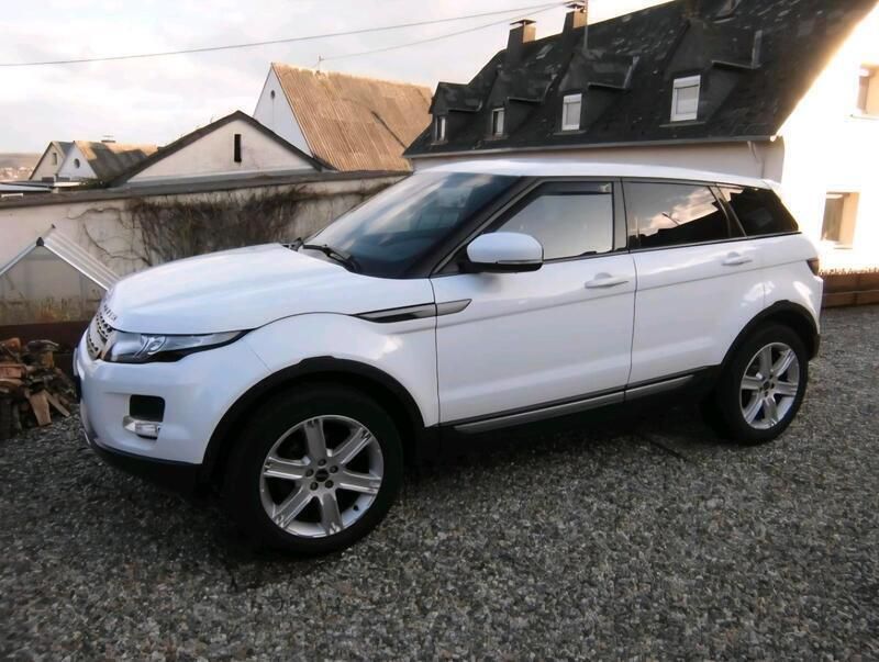 Weiß Gebraucht 2012 Land Rover Range Rover evoque SUV | 15.950 € (Guter Preis) - Bild 1/4