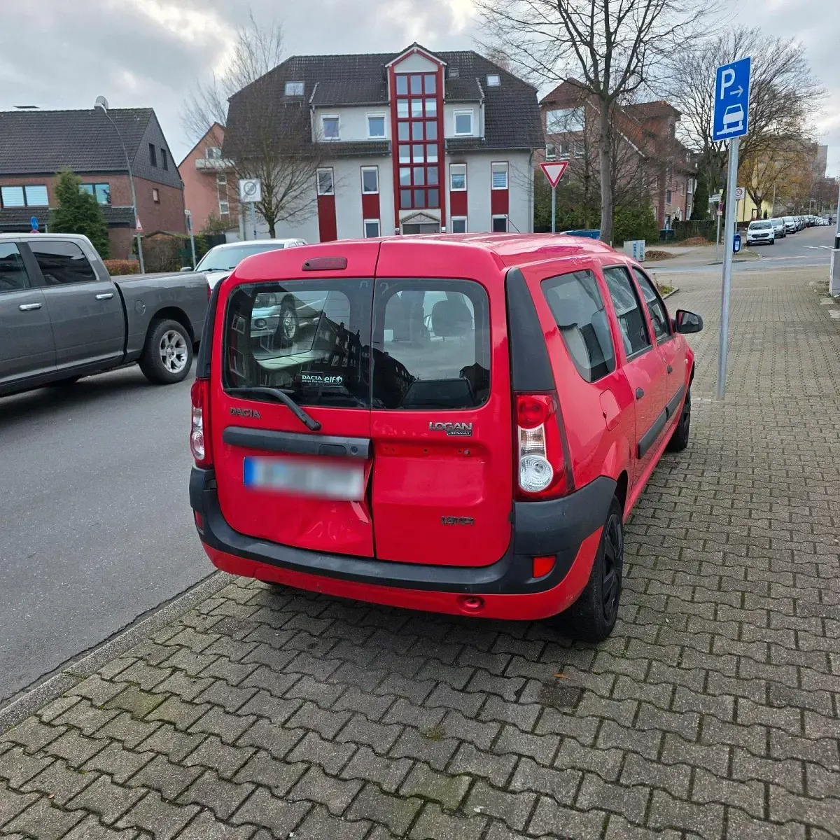 Gebraucht Dacia Logan 87 PS (63 kW) 2008 Rot Kombi