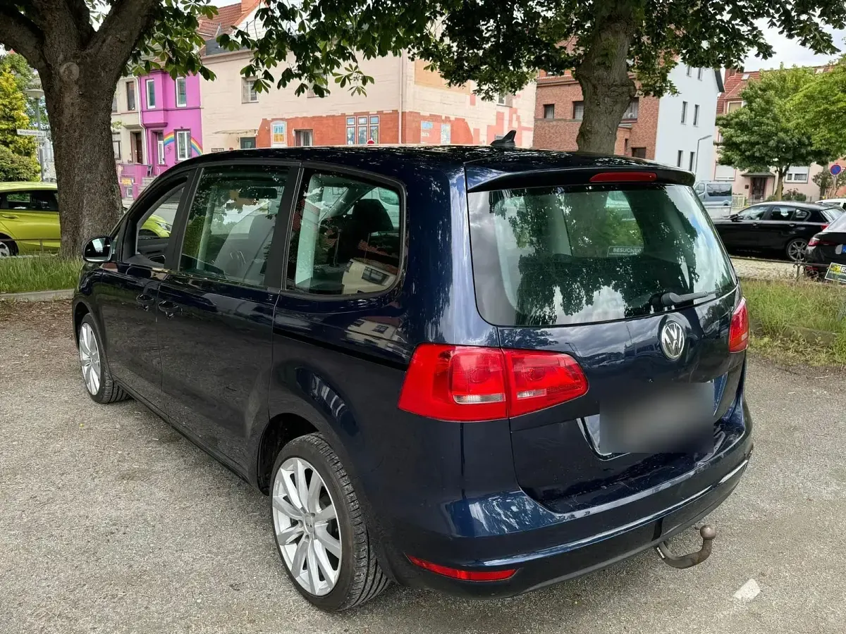 Gebraucht VW Sharan 140 PS (102 kW) 2010 Blau Van / Kleinbus