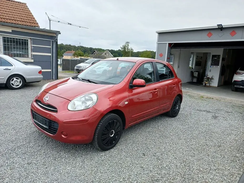 Gebraucht Nissan Micra Visia 80 PS (58 kW) 2011 Rot Kleinwagen