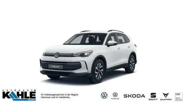 Weiß Gebraucht 2024 VW Tiguan Life SUV | 45.289 € (Teuer) - Bild 1/2