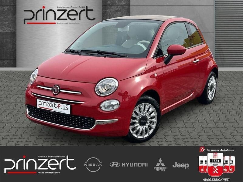 Rot Gebraucht 2018 Fiat 500 Lounge Cabrio | 14.970 € (Teuer) - Bild 1/4