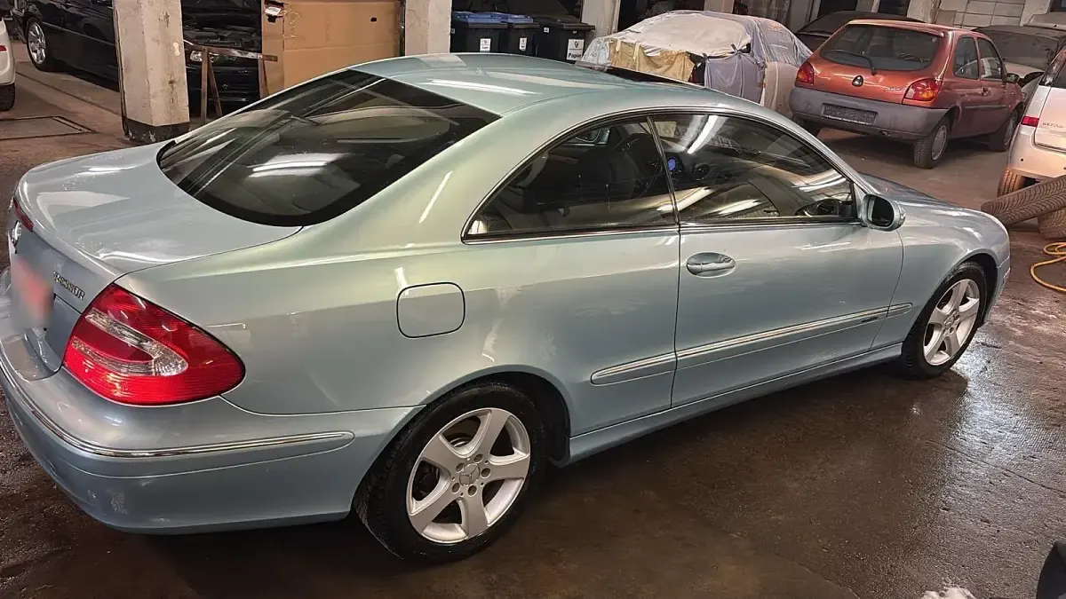 Gebraucht Mercedes CLK200 Elegance 163 PS (119 kW) 2003 Blau Coupé