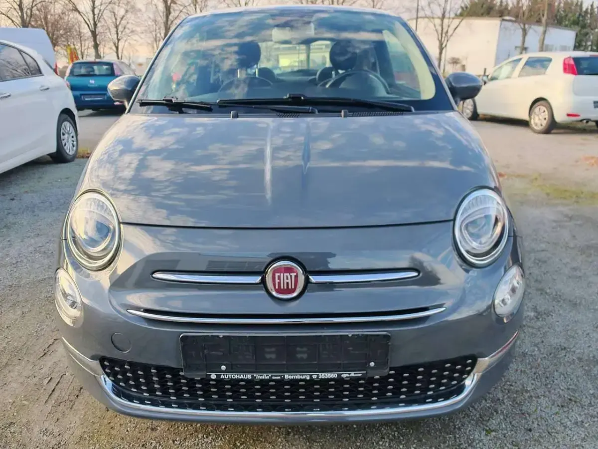 Gebraucht Fiat 500 Lounge 86 PS (63 kW) 2019 Carrara grau Kleinwagen