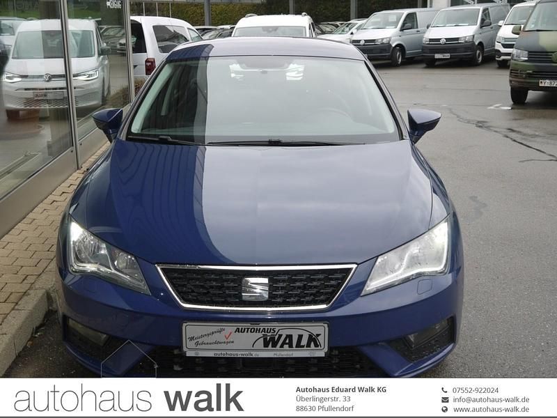 Usata Seat Leon Beats 150 CV (110 kW) 2018 Blu Berlina