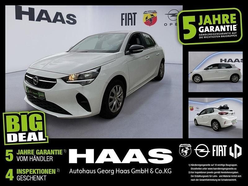Gebraucht Opel Corsa Edition 75 PS (55 kW) 2022 Jade weiss/arktis weiss (metallic) Kleinwagen