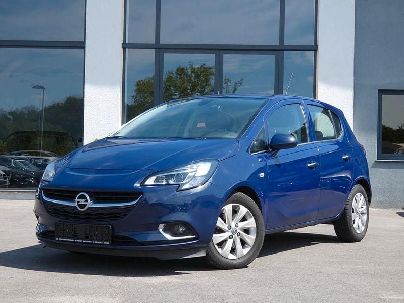 Blau Gebraucht 2015 Opel Corsa Innovation Limousine | 5.870 € (Guter Preis) - Bild 1/4