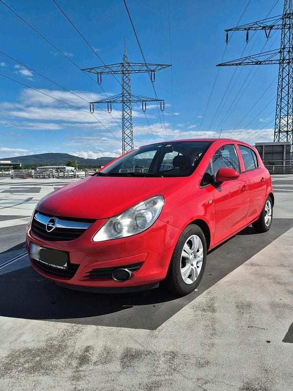 Gebraucht Opel Corsa 86 PS (63 kW) 2009 Rot Kleinwagen