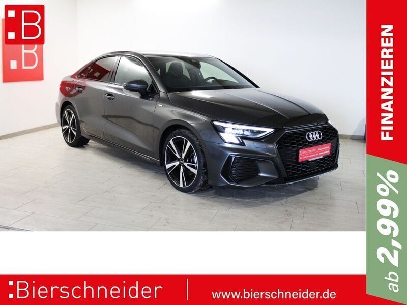 Grau Gebraucht 2023 Audi A3 S-Line Limousine | 29.490 € (Guter Preis) - Bild 1/4