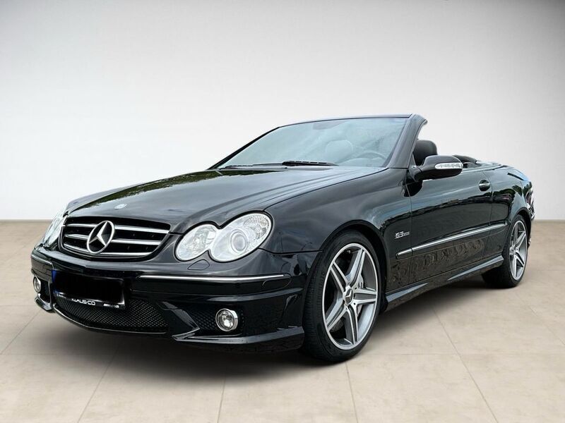 Schwarz Gebraucht 2007 Mercedes CLK63 AMG AMG Cabrio | 34.963 € - Bild 1/4