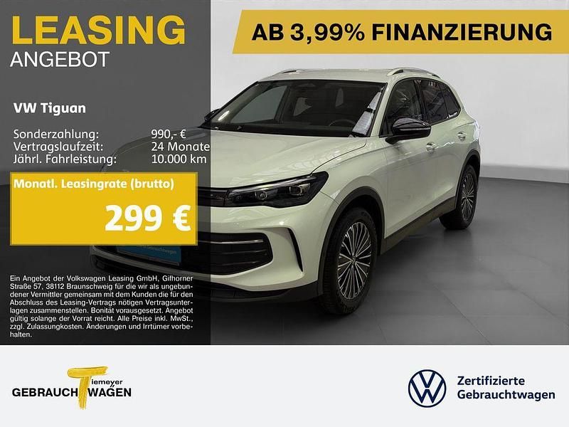 Weiß Gebraucht 2025 VW Tiguan Goal SUV | 35.440 € (Superpreis) - Bild 1/4