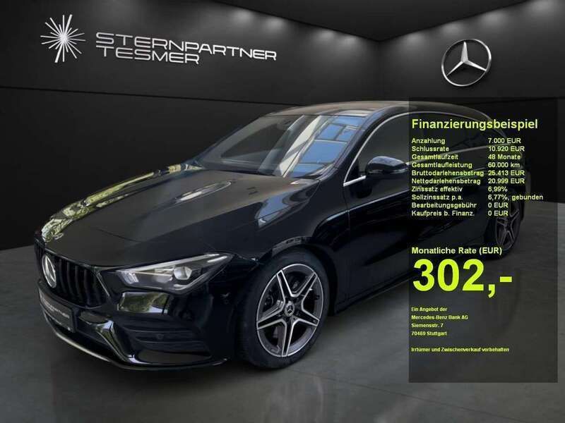 Unilack nachtschwarz Gebraucht 2019 Mercedes CLA220 AMG Limousine | 26.900 € (Guter Preis) - Bild 1/3