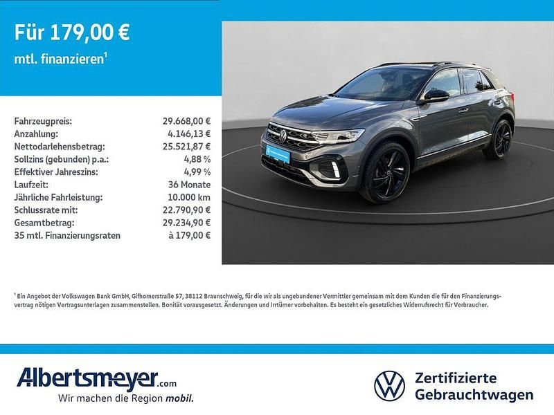Grau Gebraucht 2025 VW T-Roc R-line SUV | 29.668 € (Fairer Preis) - Bild 1/4