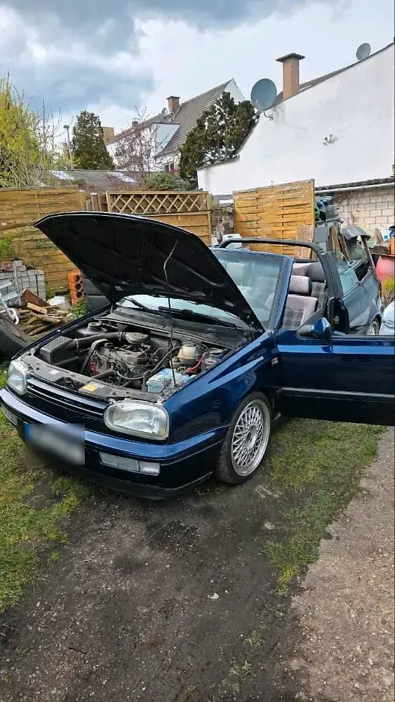 Brugt VW Golf Cabriolet 75 HK (55 kW) 1995 Blå Cabriolet