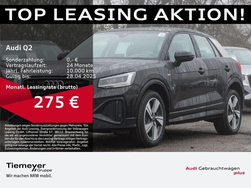 Gebraucht Audi Q2 S-Line 190 PS (139 kW) 2024 Mythosschwarz metallic SUV