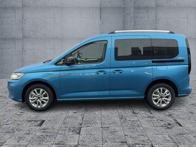 Neu VW Caddy Goal 122 PS (89 kW) 2025 Blau Van / Kleinbus