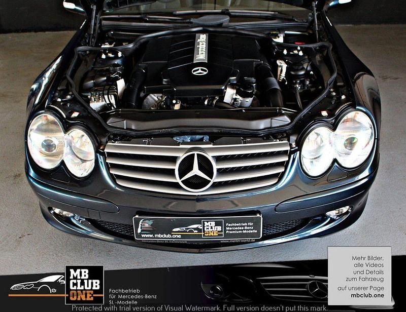 Gebraucht Mercedes SL500 306 PS (225 kW) 2002 Blau Cabrio