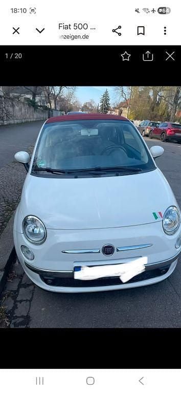 Gebraucht Fiat 500C 69 PS (50 kW) 2013 Weiß Cabrio