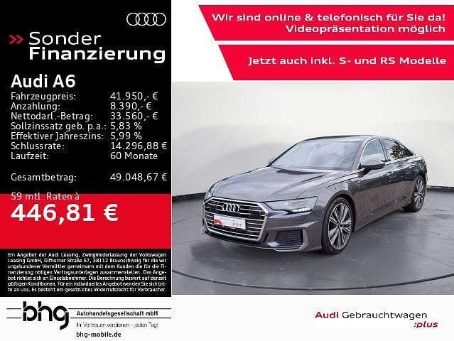 Grau Gebraucht 2022 Audi A6 Sport Limousine | 41.950 € (Fairer Preis) - Bild 1/4