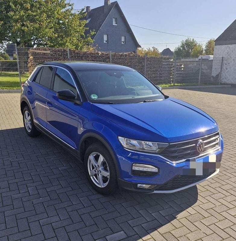 Blau Gebraucht 2021 VW T-Roc Sport SUV | 24.500 € (Guter Preis) - Bild 1/4