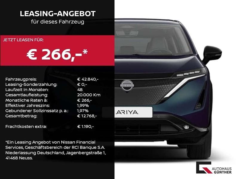 Grün Neu 2025 Nissan Ariya 360º SUV | 42.840 € (Etwas zu teuer) - Bild 1/4