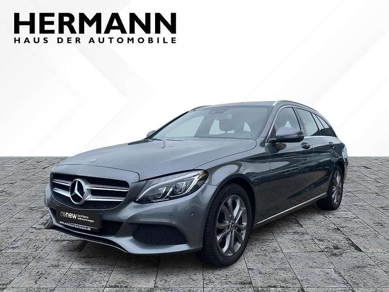 Selenitgrau (grau) Gebraucht 2018 Mercedes C200 Avantgarde Kombi | 20.490 € (Guter Preis) - Bild 1/4