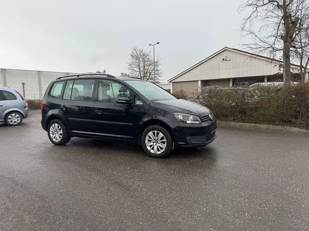 Gebraucht VW Touran Style 105 PS (77 kW) 2011 Schwarz Van / Kleinbus