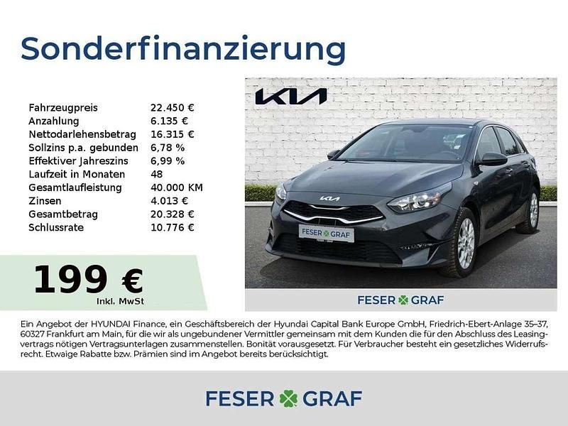 Gebraucht Kia Ceed Vision 140 PS (102 kW) 2024 Grau Kleinwagen