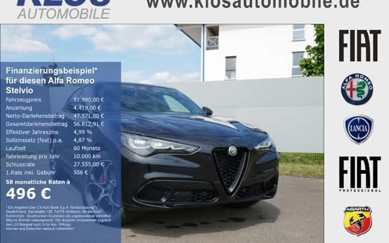 Schwarz Neu 2025 Alfa Romeo Stelvio Veloce SUV | 51.990 € (Superpreis) - Bild 1/4