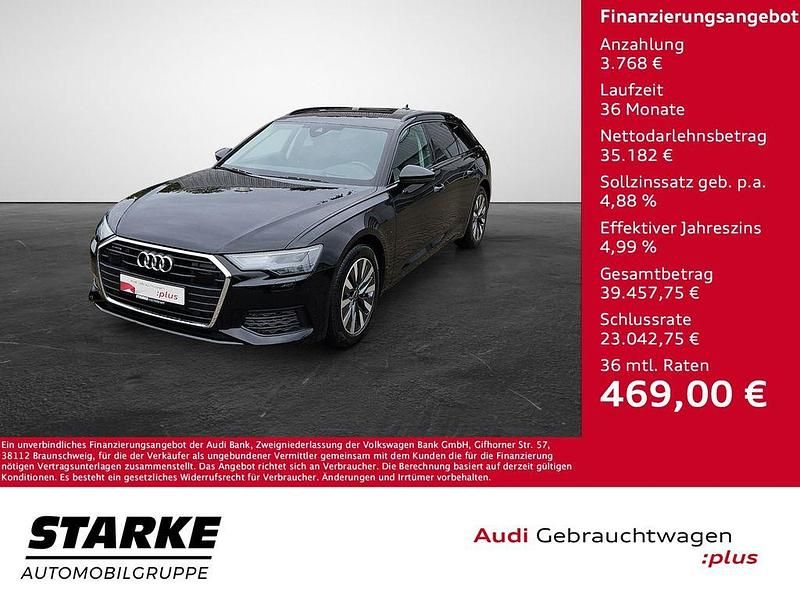 Schwarz Gebraucht 2022 Audi A6 Basis Kombi | 38.950 € (Fairer Preis) - Bild 1/4