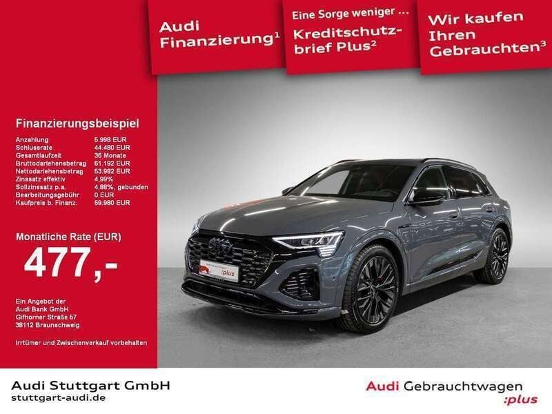 Magnetgrau Gebraucht 2024 Audi Q8 e-tron S-Line SUV | 64.940 € - Bild 1/2
