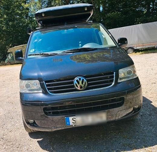 Schwarz Gebraucht 2008 VW Multivan Highline Van | 19.490 € (Fairer Preis) - Bild 1/4