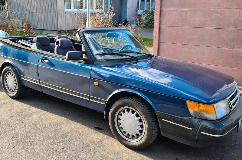Gebraucht Saab 900 126 PS (92 kW) 1992 Blau Cabrio