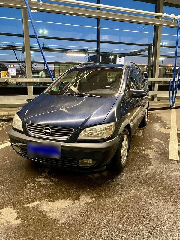 Gebraucht Opel Zafira Elegance 125 PS (91 kW) 2002 Blau Van / Kleinbus