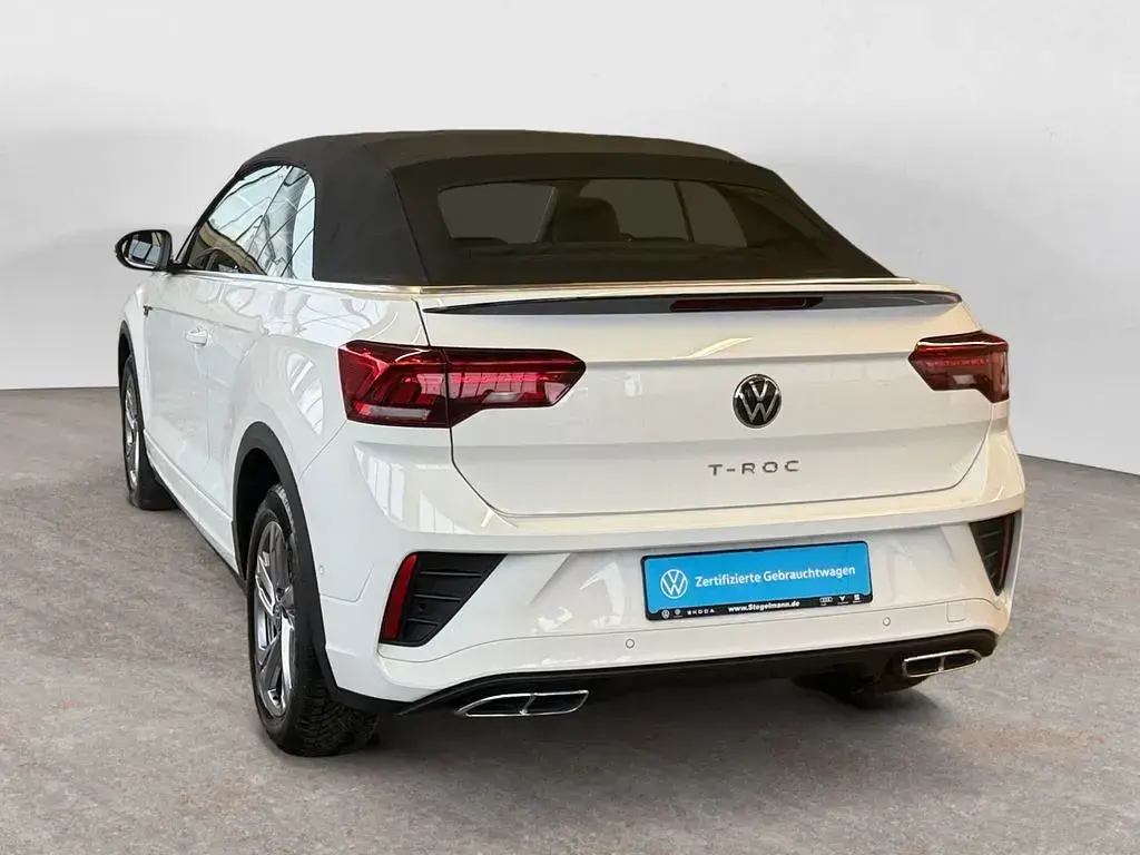 Gebraucht VW T-Roc Cabriolet R-line 150 PS (110 kW) 2025 Weiß Cabrio