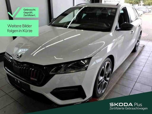 Moonweiß perleffekt (metallic) Gebraucht 2022 Skoda Octavia RS Kombi | 29.999 € (Guter Preis) - Bild 1/4