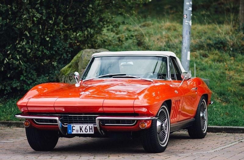 Gebraucht Corvette Stingray 300 PS (220 kW) 1966 Rot Cabrio