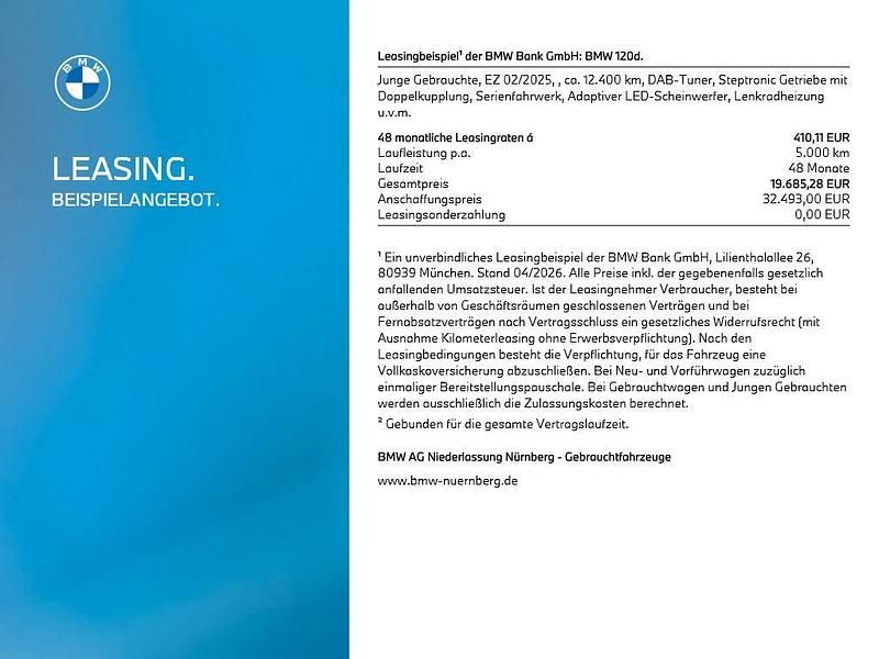 Gebraucht BMW 120 163 PS (119 kW) 2025 Schwarz Kleinwagen