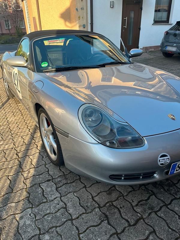 Second-hand Porsche Boxster S 2002 Argintiu Cabrio