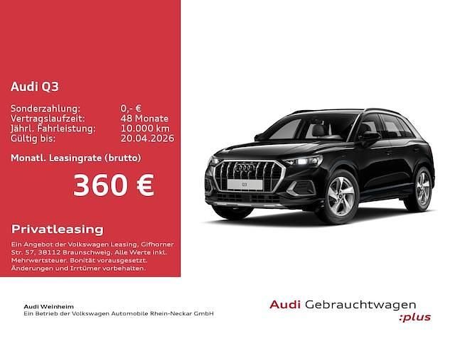 Gebraucht Audi Q3 Advanced Plus 150 PS (110 kW) 2025 Mythosschwarz metallic SUV