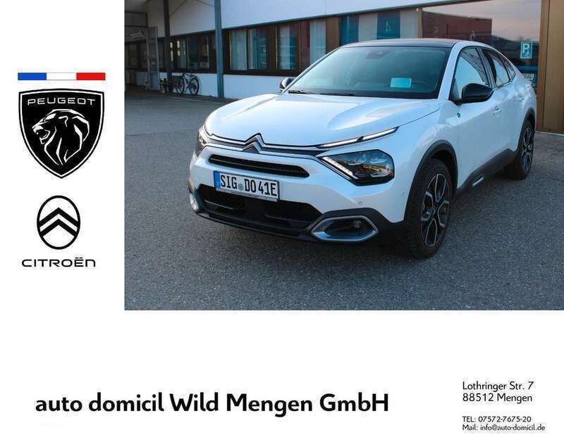 Weiß Gebraucht 2023 Citroën e-C4 Shine Limousine | 20.980 € (Superpreis) - Bild 1/4